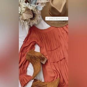 Listicle Brand New Boho Tiered Dress